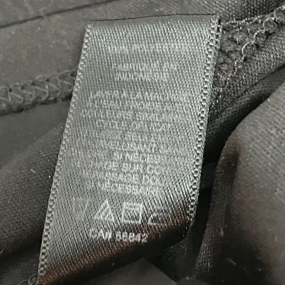 Express A Line Cocktail Dress Womens Black V-Neck Long Sleeve Elastic‎ Waist S - Picture 8 of 8